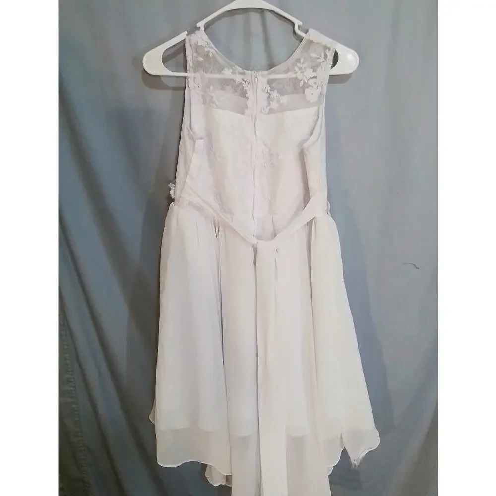 Joy Kids White  party / communion / flower girl dress